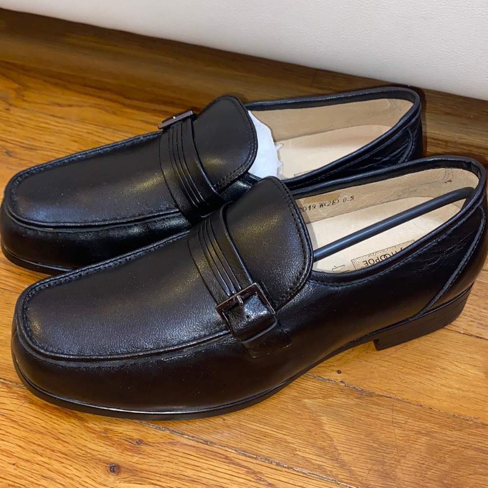 Ortho Line Black Dress Shoes
